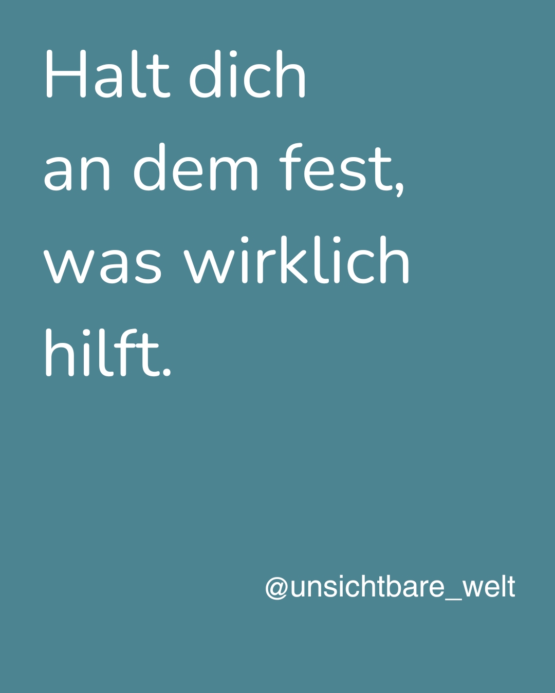 Sinnspruch Bild