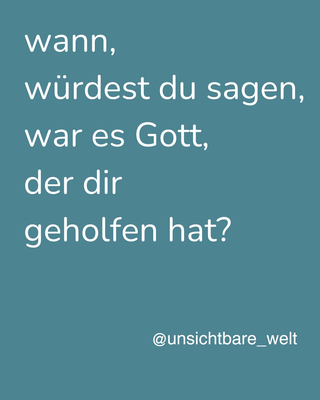 Sinnspruch Bild