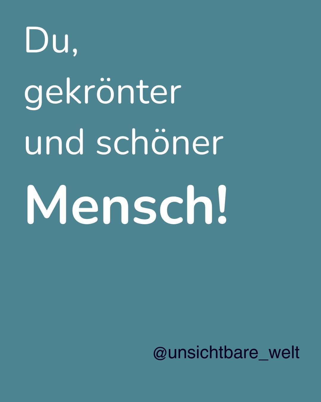 Sinnspruch Bild
