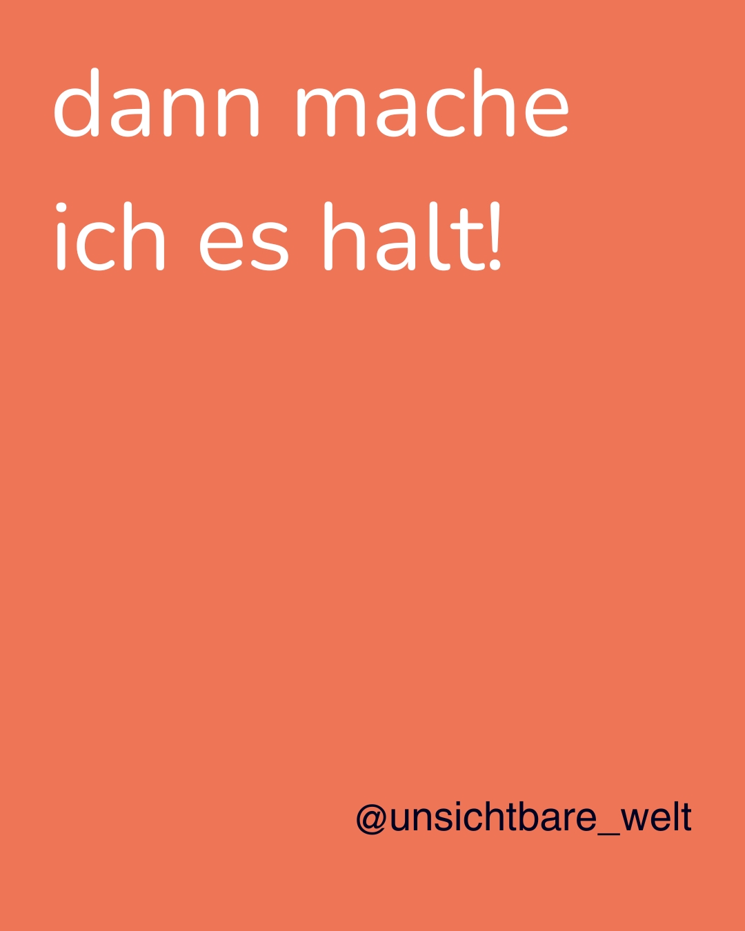 Sinnspruch Bild