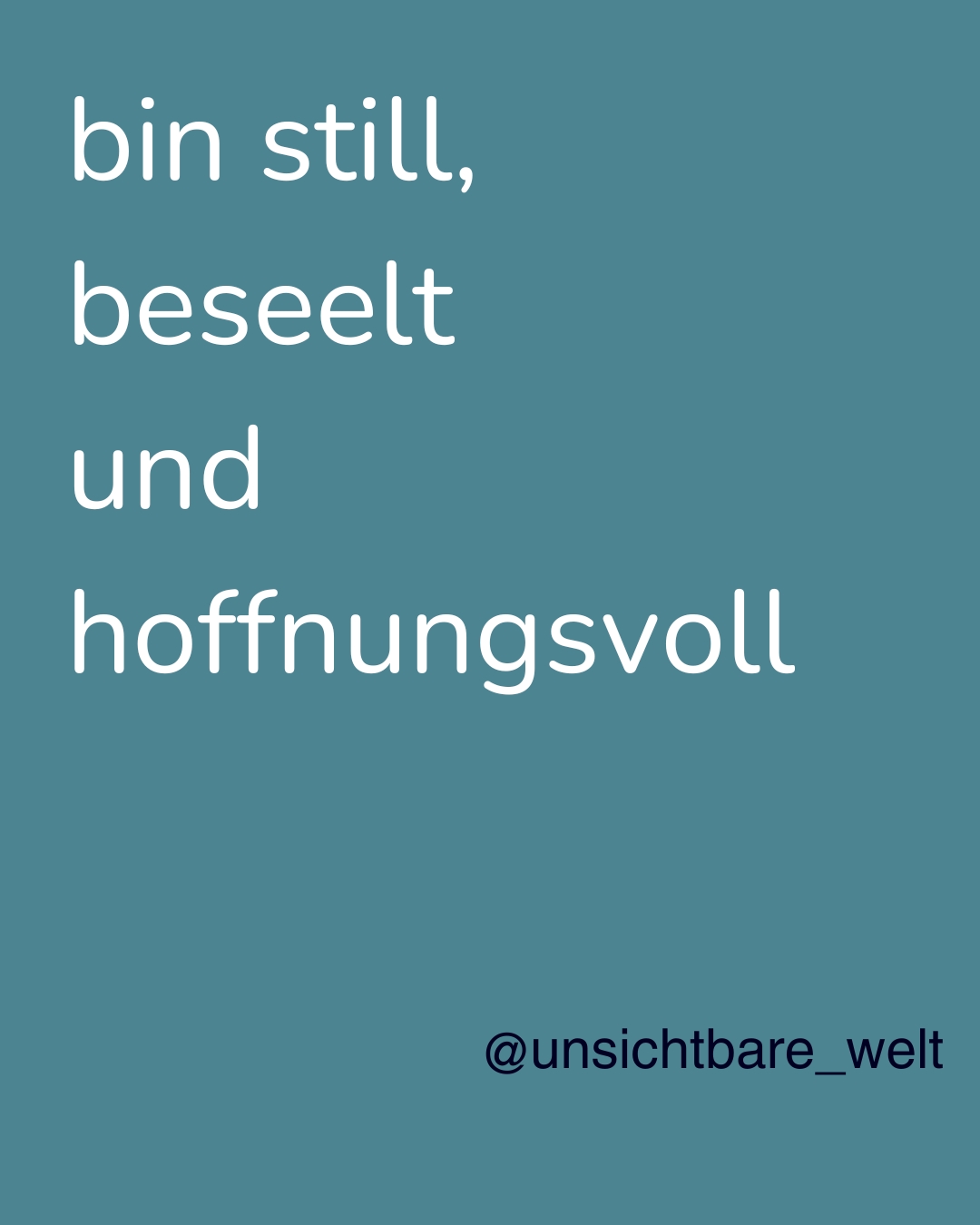 Sinnspruch Bild