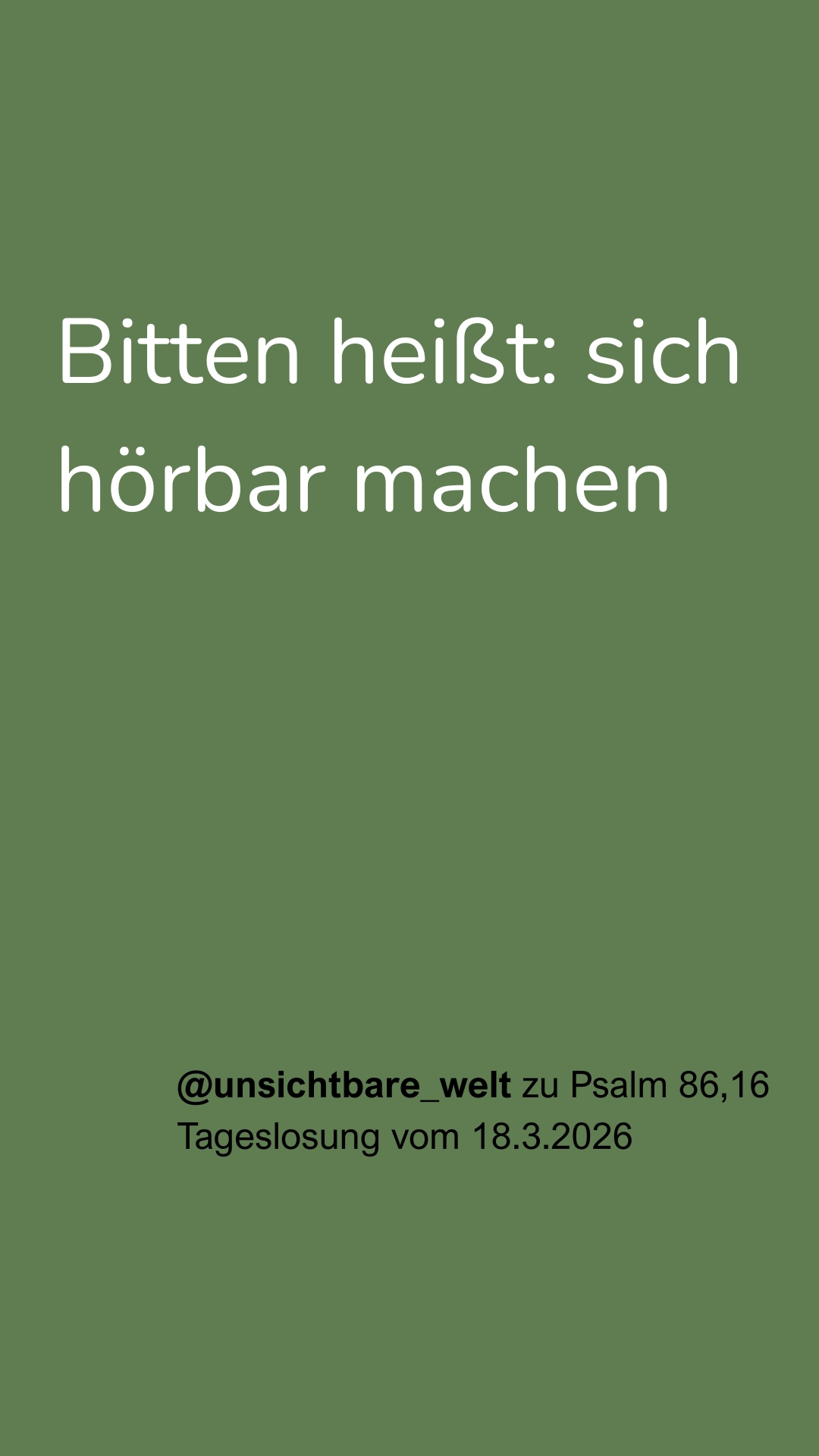 Sinnspruch Bild