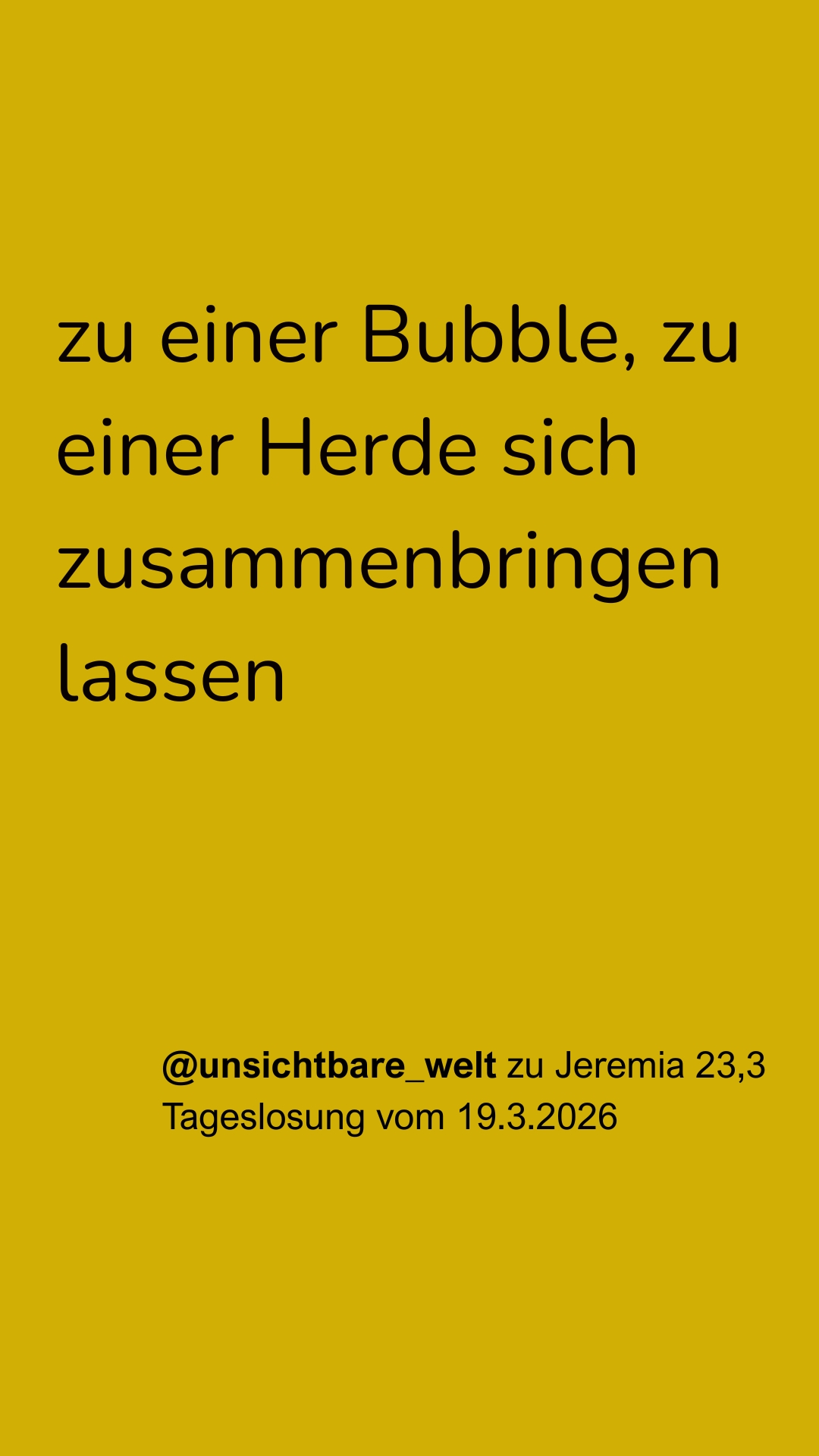 Sinnspruch Bild