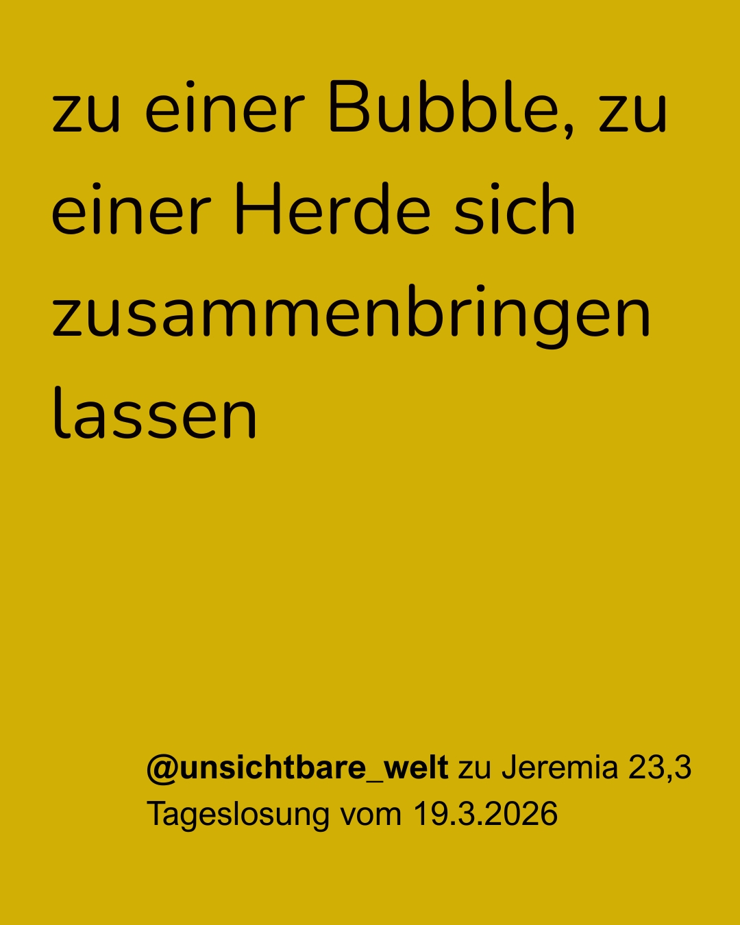 Sinnspruch Bild