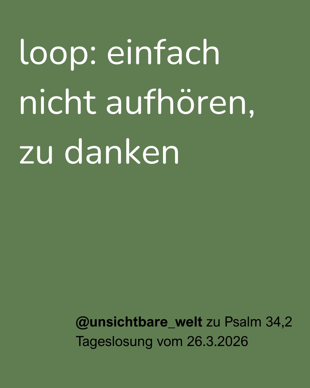 Sinnspruch Bild