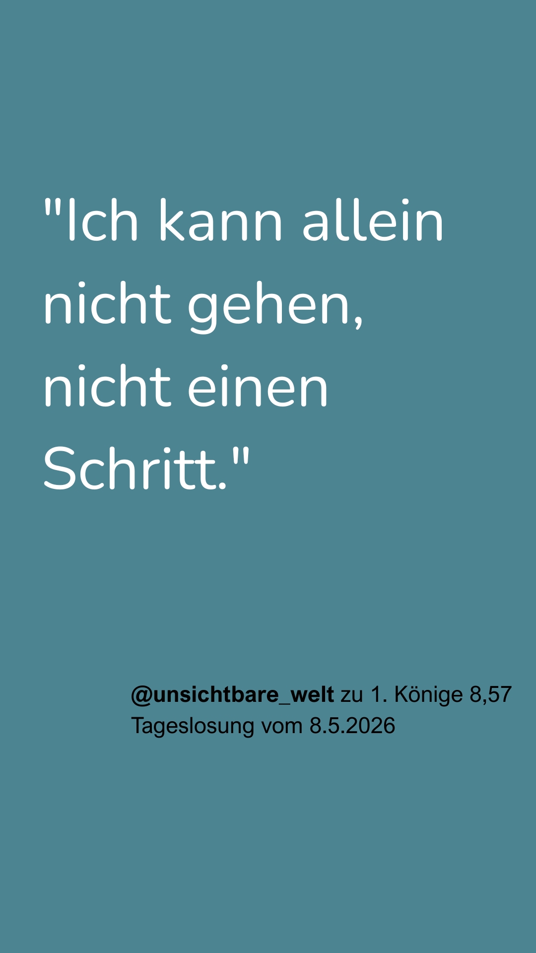 Sinnspruch Bild