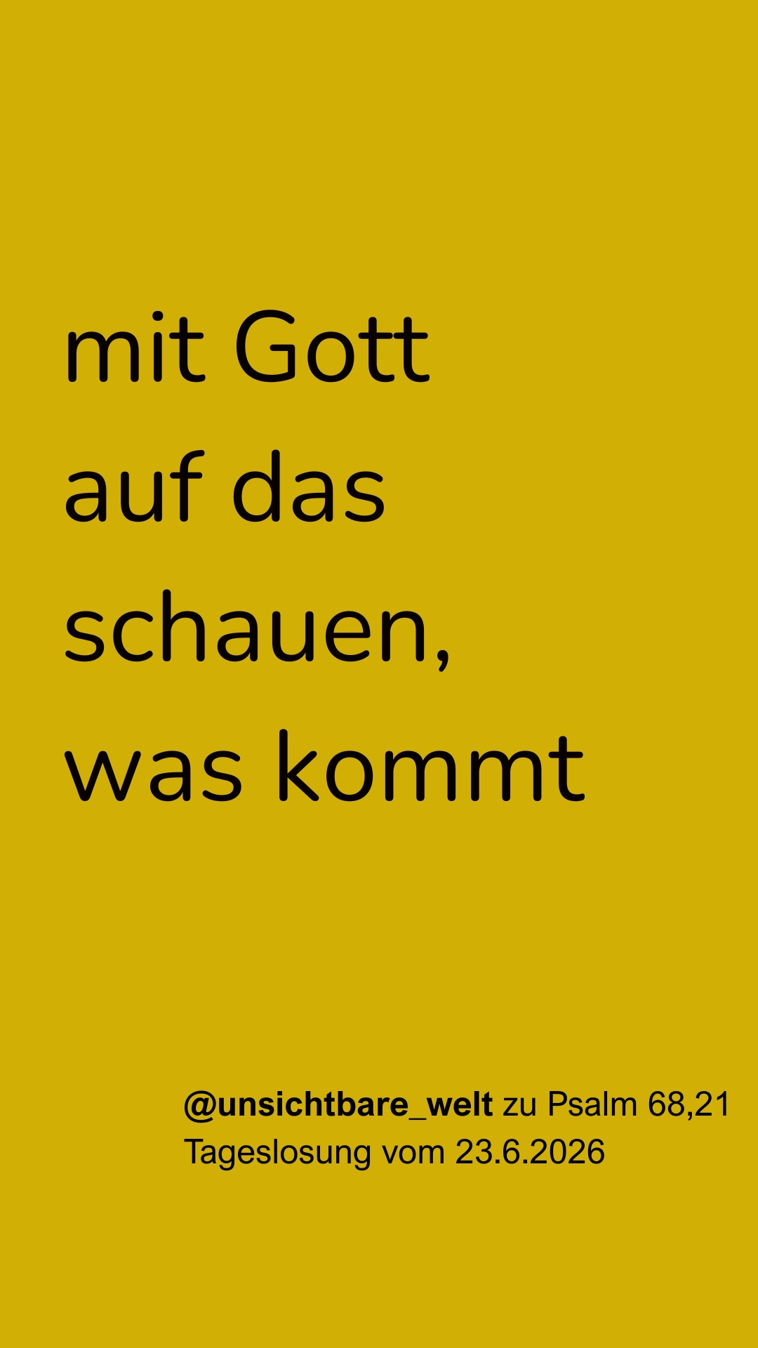 Sinnspruch Bild