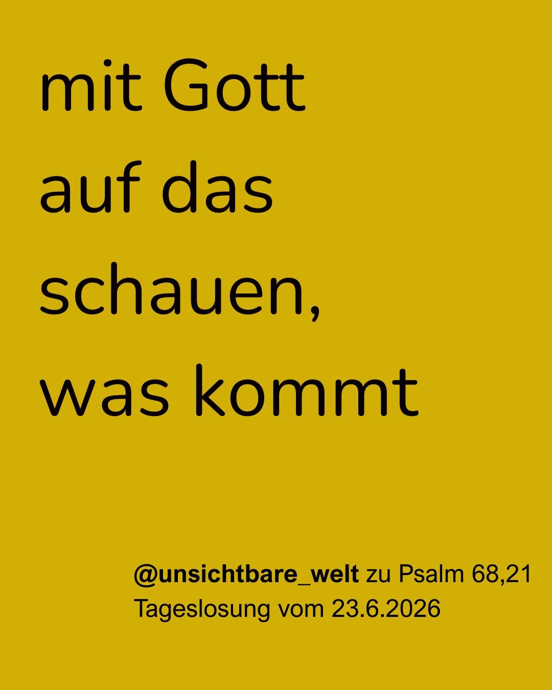 Sinnspruch Bild