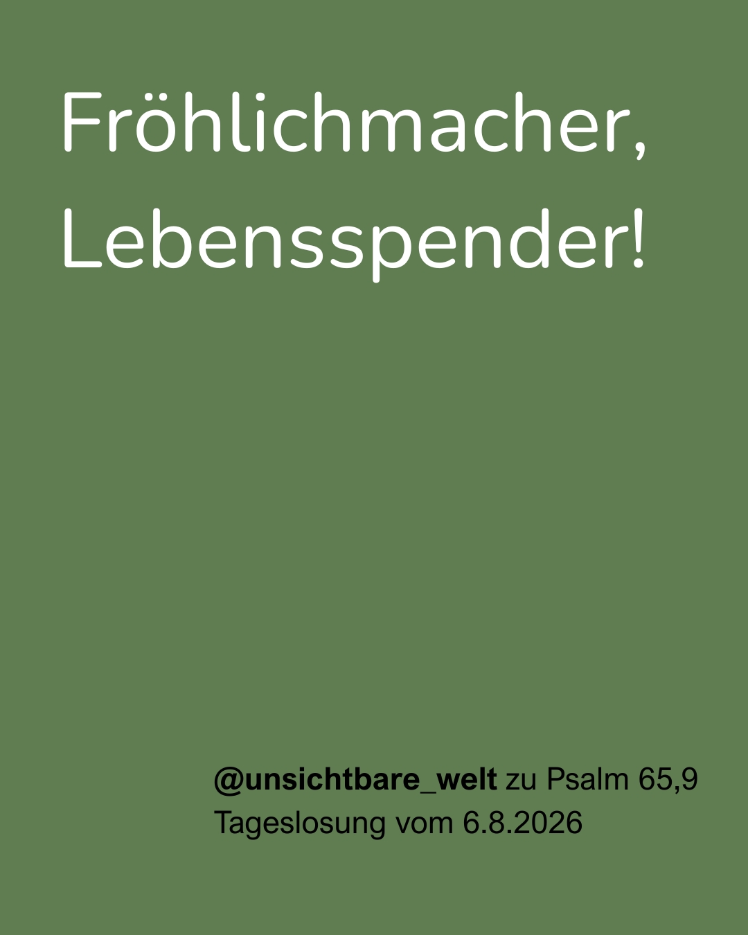 Sinnspruch Bild