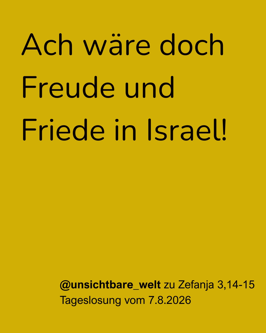 Sinnspruch Bild