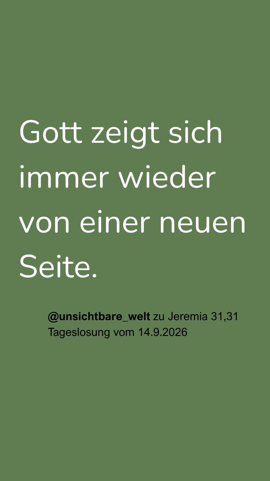Sinnspruch Bild