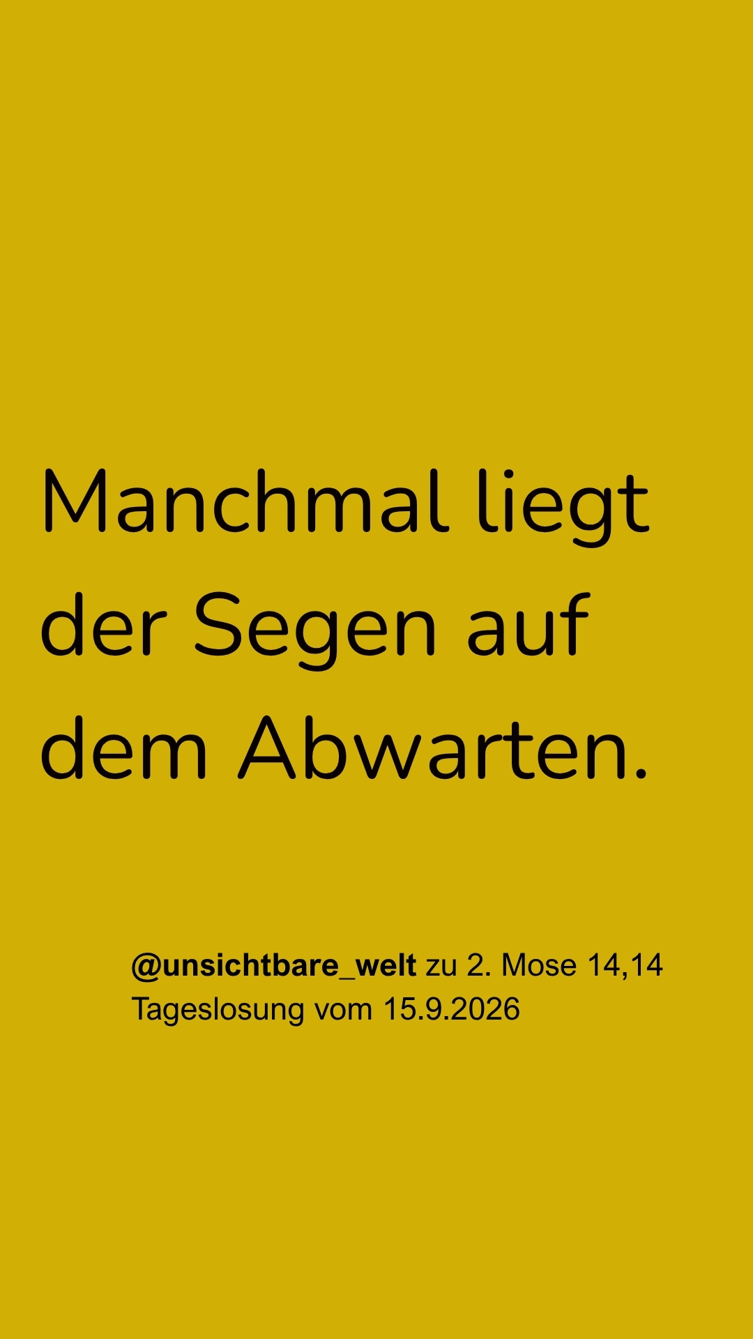 Sinnspruch Bild