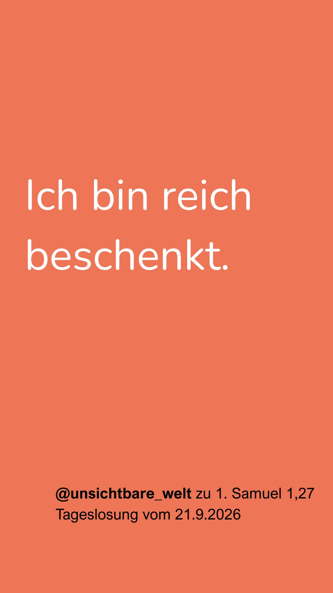 Sinnspruch Bild
