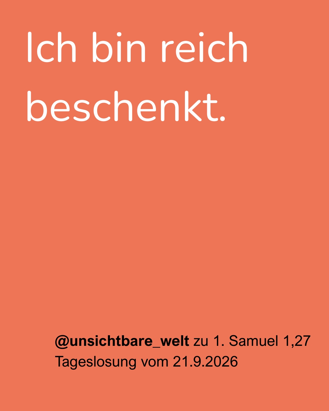 Sinnspruch Bild