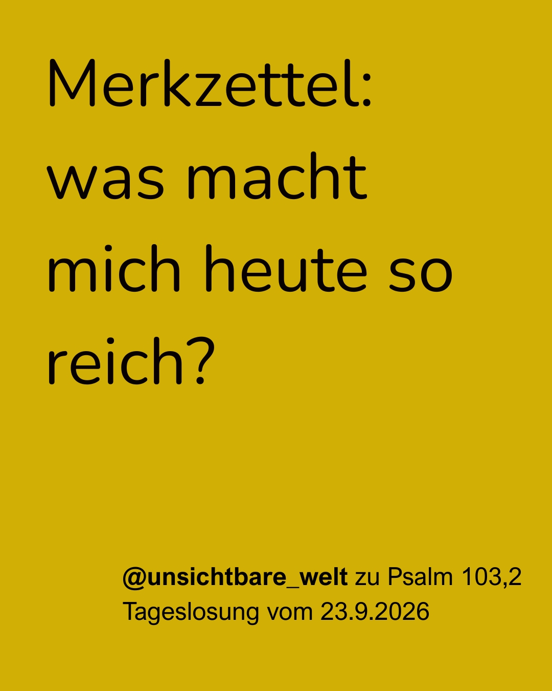 Sinnspruch Bild